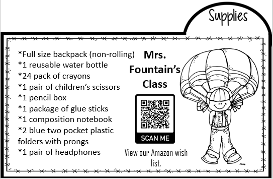2023-2024 Supplies List